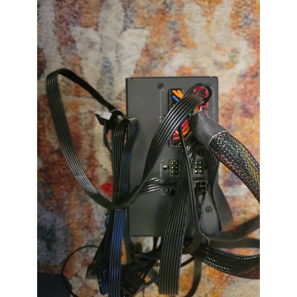 PowerSpec Fully Modular Cable 4x PCIE 80plus Gold Certified 650W ATX/EPS 12V PSU